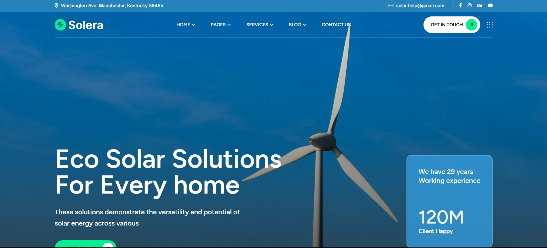 Why the Solera HTML Template is Essential for Solar and Hydropower Businesses
